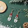 2 Pairs TOHO Round Seed Beads Dangle Earrings EJEW-MZ00566-4