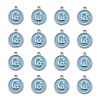 Platinum Plated Alloy Enamel Charms LS-ENAM-S118-04G-P-2