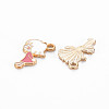 Alloy Enamel Pendants ENAM-N054-68B-NR-3