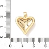Valentine's Day Brass Micro Pave Cubic Zirconia Pendants CU-H001-02G-G-3