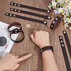 18Pcs PU Leather Snap Bracelets for Women Men BJEW-CY0001-13C-3