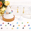 120pcs Handmade Millefiori Glass Round Beads LK-PA0001-05-4
