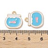 Alloy Enamel Pendants ENAM-O001-11C-G-3