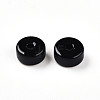 Opaque Solid Color Glass Beads X1-GLAA-N007-6x3mm-A01-2