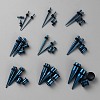 1Set 304 Stainless Steel Ear Plugs Gauges EJEW-BBC0001-70B-1