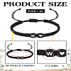 1Pc Adjustable Nylon Cord Braided Bracelets for Women Men BJEW-LP0001-31A-W-2