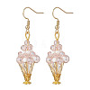 Glass Dangle Earrings EJEW-MZ00713-02-3