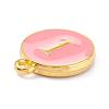 Golden Plated Alloy Enamel Charms ENAM-Q437-14I-2