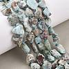 Raw Rough Natural Larimar Beads Strands G-D101-A06-01-1