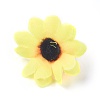 Handmade Silk Cloth Sunflower DIY-WH0134-A01-1