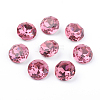 Pointed Back & Back Plated K9 Glass Rhinestone Cabochons RGLA-J012-10mm-209-1