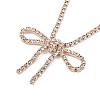 Alloy Crystal Rhinestone Cup Chains Necklaces NJEW-K384-03-2