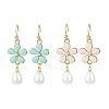 Alloy Enamel Dangle Earrings EJEW-JE06294-02-2