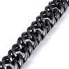 304 Stainless Steel Curb Chains Bracelets BJEW-E346-24B-2