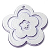 Acrylic Pendants with Glitter Powder MACR-Q160-01F-2