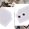 Removable Cotton Wrist Cuffs with Resin Button AJEW-WH20077-020C-5