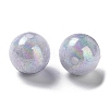 Two Tone Opaque Acrylic Beads SACR-P024-01B-W11-2