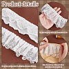 2 Styles Polyester & Chinlon Flower Ribbon OCOR-PH0004-59-6