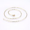 304 Stainless Steel Cable Chains Necklaces MAK-L015-36A-2