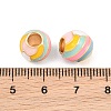 Brass Enamel European Beads KK-CBA6818-11G-3