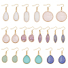 10 Pair 316 Surgical Stainless Steel Dangle Earring EJEW-PH01458-1