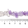 Natural Quartz Crystal & Amethyst Beads Strands G-L610-A02-B01-4