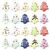 10Pcs 10 Colors Handmade Porcelain Beads PORC-YW0001-46-1
