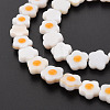 Natural Freshwater Shell Beads Strands with Enamel SHEL-T018-29A-4