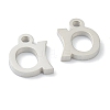 Non-Tarnish 304 Stainless Steel Charms STAS-G244-01A-2