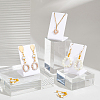 Acrylic Necklace Displays NDIS-WH0002-12A-5