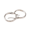 Non-Tarnish 304 Stainless Steel Hoop Earrings for Women EJEW-F339-02P-01-2