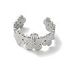 304 Stainless Steel Cuff Open Ring Setting SA-CBA37BC-06P-2