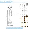 32Pcs 8 Styles Alloy Coffee Tea Spoon PALLOY-DR00002-2