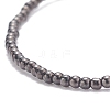 Glass Round Beaded Stretch Bracelet for Women BJEW-JB07911-01-4