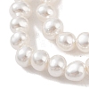 Electroplated Shell Pearl Beads Strands BSHE-C006-05B-3