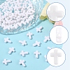 200Pcs Opaque Acrylic Beads SACR-FS0001-39I-2