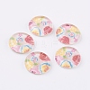 Tempered Glass Cabochons GGLA-22D-11-2