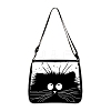 Cat Polyester Shoulder Bags PW-WG04021-10-1