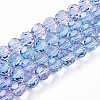 Baking Paint Transparent Glass Beads X1-DGLA-A035-T6mm-A06-1