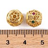 Rack Plating Brass & Cubic Zirconia Beads KK-U012-03G-3