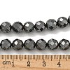 Non-magnetic Synthetic Hematite Beads Strands G-I365-16C-4