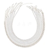 3MM Gradient Color Glass Seed Beaded Choker Necklaces for Women NJEW-JN05878-2