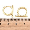 Brass Hoop Earring Findings KK-H292-38G-01-3