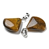 Natural Gemstone Pendants G-C066-07-4