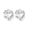 Brass Micro Pave Cubic Zirconia Charms KK-L208-06P-07-2