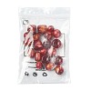 20Pcs 5 Styles Opaque Resin Beads RESI-FS0002-35-7