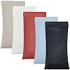 5Pcs 5 Colors Rectangle PU Leather Eyelasses Case AJEW-CN0005-63-1