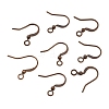 Brass French Earring Hooks KK-Q369-RC-2