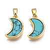 Real 18K Gold Plated Brass Pendants KK-N233-170A-01B-2