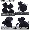20Pcs Gourd Velvet Drawstring Bags TP-BBC0001-07B-04-6